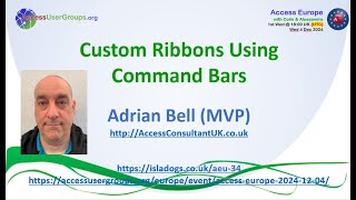 AEU34: Custom Ribbons Usng CommandBars (Adrian Bell)