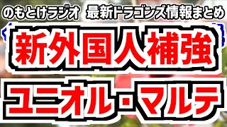 中日新外国人獲得！！！ユニオル・マルテ（ジュニオル・マルテ）！！！　のもとけラジオ/今日の中日ドラゴンズ要素