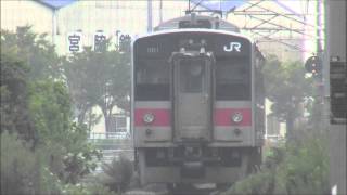 2013.8.5AM8:41 予讃線120M詫間～津島ノ宮 121系ワンマン車トップナンバー