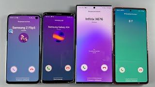 Incoming Call Samsung Galaxy S24 Ultra + Samsung Galaxy Note 10 + Samsung S9 + Samsung Galaxy S10e