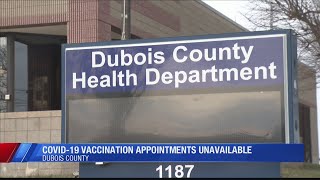 Dubois County temporarily halts COVID-19 vaccine appointments