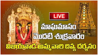 మాఘమాసం మొదటి శుక్రవారం విజయవాడ అమ్మవారి దివ్య దర్శనం | Kanaka Durga |  Live | CJTV Devotional