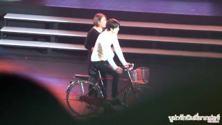 [FANCAM] 140405 KIMWOOBIN cycling @ THE 1st FAN MEETING IN THAILAND