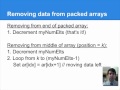 Using packed arrays