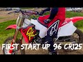 First Start and Ride on a restored 1996 Honda CR125