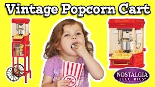 Nostalgia Vintage Popcorn Cart