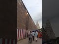 huge wall of varadha raja perumal temple kanchipuram