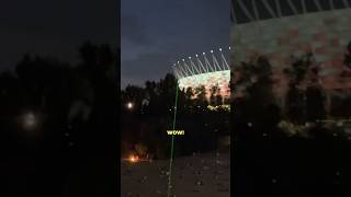 LASER, który dosięga do STADIONU NARODOWEGO ❤️🏟️