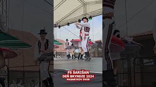 Folklórny súbor Šarišan - DEŇ BRYNDZE 2024 - Masarykov dvor #slovensko #slovakia #folklor #dance