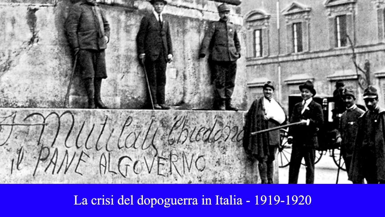 La Crisi Del Dopoguerra In Italia - 1919-1920 - YouTube