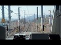 【4k】jr五日市線　拝島駅から武蔵五日市駅　前展望　e233系0番台　青663編成