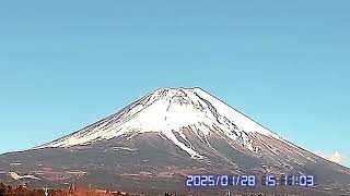 【HD画質LIVE】富士山ライブカメラ 2025.1.28-2朝霧高原 より(mt.fuji live camera)　＃富士山　＃ライブカメラ　＃朝霧高原