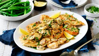 Mushroom, Lemon and Garlic Chicken