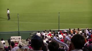 ナイターで龍谷大平安の応援曲「いかついやつ」「あやしい曲」　2018年夏甲子園