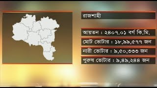 এক নজরে রাজশাহী জেলার নির্বাচনী পরিসংখ্যান