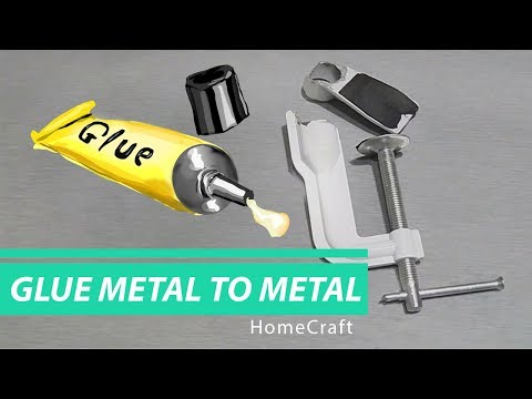 How to Glue Metal to Metal // HomeCraft How to Glue Metal to Metal // HomeCraft