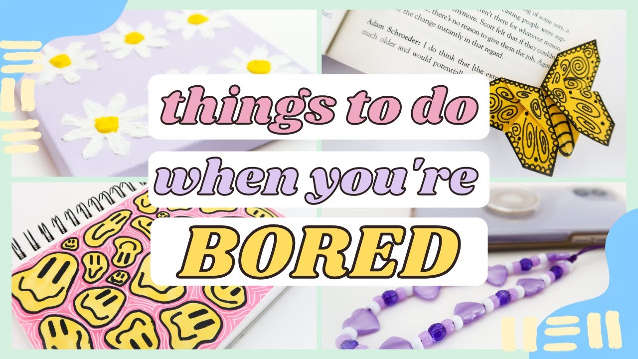 Things To Do When You're Bored - Art/Crafts Edition! (part 2) - YouTube