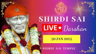 🔴Live Shirdi Sai Baba Darshan Today 30 JAN 2025