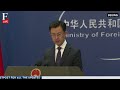 china mofa live chinese foreign ministry briefs media amid tariff war with us donald trump n18g