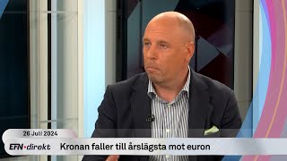 Svenska kronan rasar – påverkar det Riksbankens räntebesked?