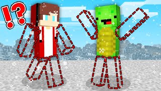 How Mikey & JJ Survive Without Legs and Arms in Minecraft Winter  - Maizen