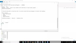 Oracle Database SQL plus part-1