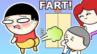 I Failed Holding Fart Inside Elevator…