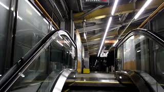 多摩モノレール線程久保駅2番線ホーム フジテック製エスカレーター FUJITEC Escalators/l'escalator