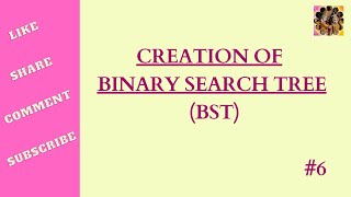 6. Create Binary Search Tree in Discrete Mathematics, Data Structure #binarysearchtree #binarytree