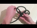 vázání uzlů dračí smyčka bowline knot