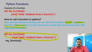 Functions in Python Part-1