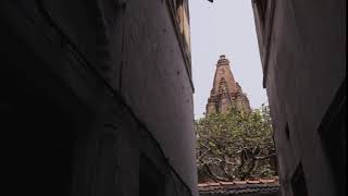 ws la temple between two buildings varanasi india