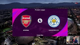 PES 2021- HIGHLIGHTS Arsenal Vs Leicester City vs  |ENGLAND - PREMIER LEAGUE 20/21 | Gameplay PC