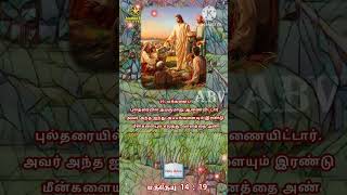 மத்தேயு14 : 17 - 21 #வேதவசனம் #பைபிள்வசனம் #BibleVerse #shorts #இயேசு #reels #tamilbible #இறைவசனம்