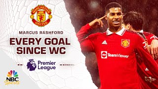 Every Marcus Rashford goal for Manchester United since 2022 World Cup | Premier League | NBC Sports