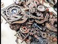 Mixed Media Steampunk Canvas by Maria Lillepruun