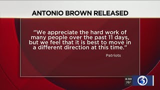 : New England Patriots release Antonio Brown