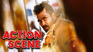 Dhruva Sarja Blockbuster Fight In The Cage | South Indian Hindi Dubbed Fight Scene | Dhruva sarja