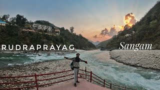 Rudraprayag Sangam - The Beautiful Spot Where Mandakini \u0026 Alaknanda Rivers Meet | Sunset View