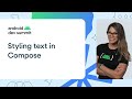 Styling text in Compose