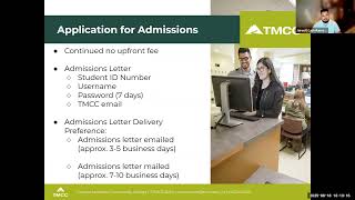 TMCC Steps to Enroll | Degree-Seeking Students