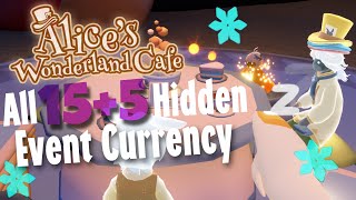 ALL 15 + 5 HIDDEN Snowflake Event Currency - Days of Feast X Alice in Wonderland Sky CotL nastymold