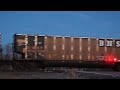 bnsf 9277 sd70ace leads empty coal train nb in colorado