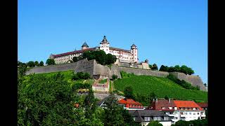 Die historische Festung Marienberg in Würzburg