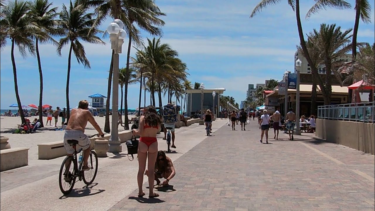 Hollywood Beach Broadwalk Florida - YouTube