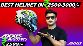 Axxis Arrows Viral Helmet😍Best Helment Under 2500-3000| Better than Steelbird SBA 20 and Vega Bolt?