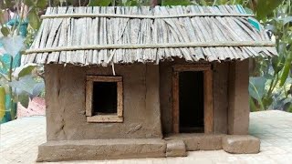 Village style miniature clay house | mitti ka ghar and kitchen set