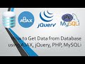 How to Get Data from Database using AJAX, jQuery, PHP, MySQLi