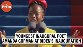 Poet Amanda Gorman recites 'The Hill We Climb' at Joe Biden's inauguration