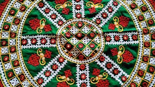 કાચ બાવળીયા નો રૂમાલ || #beadwork